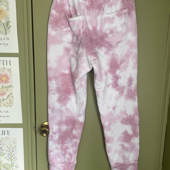 FP Movement by Free People Work it out Pink Tie-Dye Joggers Sz Med - Picture 5 of 9